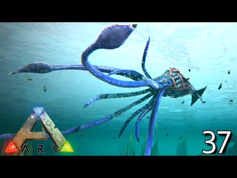 ARK: GENESIS - GIANT SQUID MONSTER TUSOTEUTHIS TAMING !!! ARK: SURVIVAL EVOLVED E37