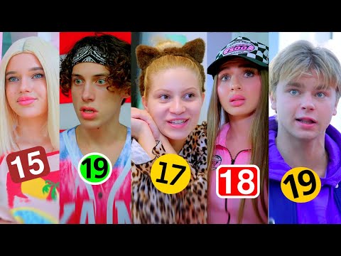 How old are Knopa, Timur, Jiji, Nastya, Blondy and other actors from Lady Diana?