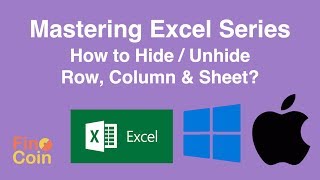 How to Hide Rows in Excel? | How to hide Sheets in Excel? | Shortcut keys | Windows | Mac | English
