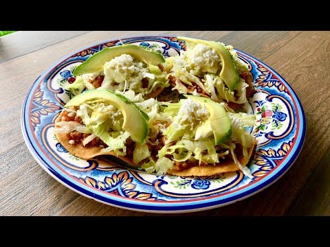 Tostadas de Carne Molida estilo Tinga