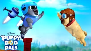 Playtime with the Puppy Dog Pals and the other is Minnie: Bow Be Mine DVD Release!