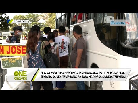 One Western Visayas: Pila ka mga pasahero, temprano pa nga nadagsa sa mga terminal