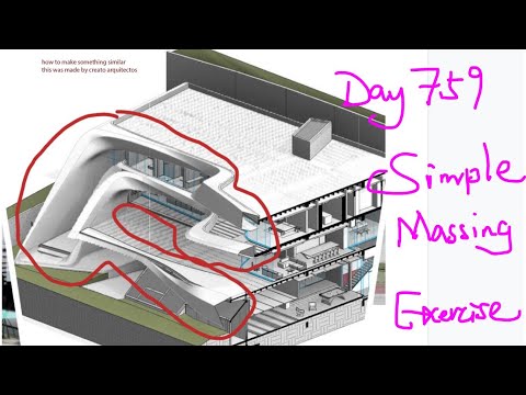 Revit Exercise (Day 759) Simple Massing Exercise