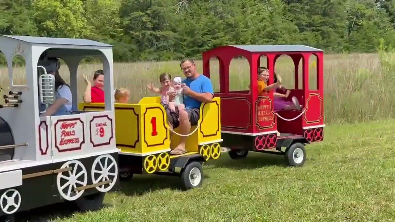 Promotional video thumbnail 1 for Play Day Rides Trackless Train