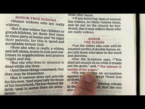 Are Elders Worthy of DOUBLE Honor?