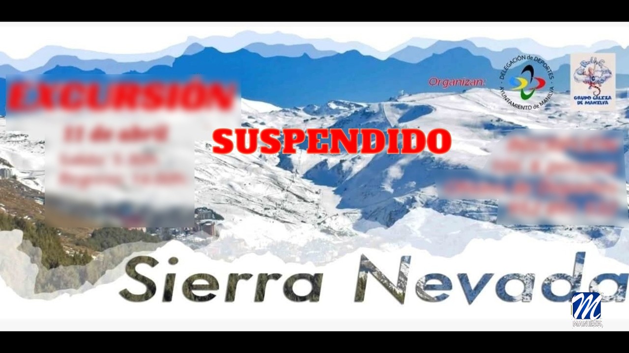 Se suspende el viaje a Sierra Nevada