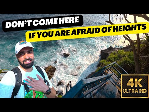 Afraid of Heights? Guyangan Falls' Blue Stairs Might Not Be for You | Hidden Gem Nusa Penida