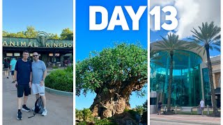WALT DISNEY WORLD | DAY 13 | ANIMAL KINGDOM, OLIVE GARDEN & MALL