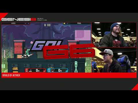 GENESIS 6 Rivals of Aether - Pool B3: SaltySam (Clairen) vs ProGGy (Krag)