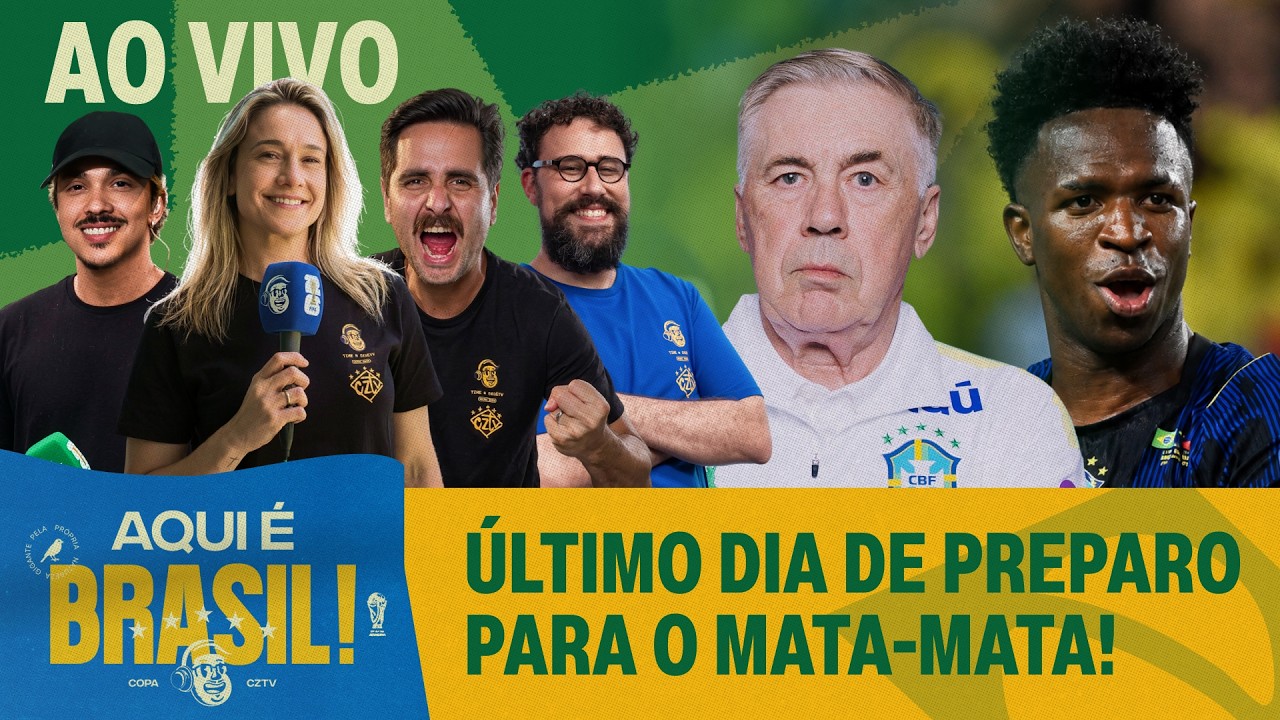 BRASIL NO ÚLTIMO DIA DE PREPARAÇÃO PARA O MATA-MATA CONTRA O JAPÃO  | AQUI É BRASIL