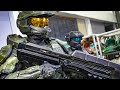 Adam Savage Meets Master Chief's Spartan Armor From Halo!