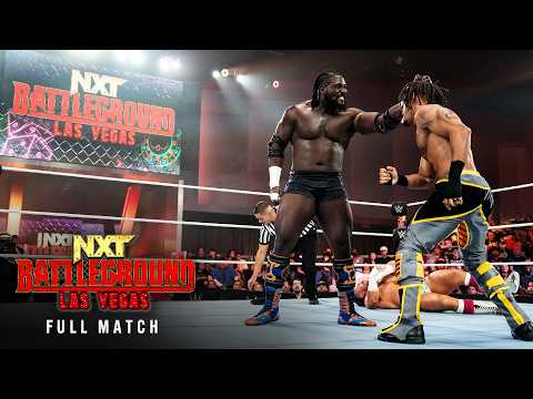 Oba Femi vs Wes Lee vs Joe Coffey (WWE NXT Battleground 2024)