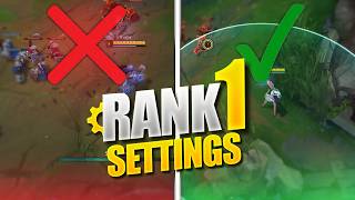 Updated RANK 1 SETTINGS League of Legends