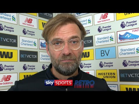 Jurgen Klopp gets angry in post-match interview after the Merseyside derby
