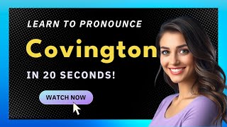How to pronounce Covington