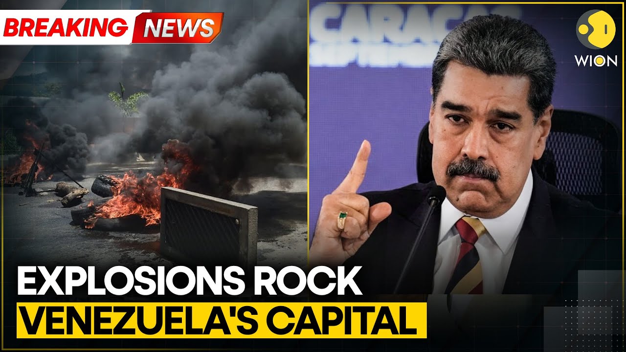BREAKING: Caracas Rocked By Blasts Amid US-Drug Smuggling Crackdown | WION News