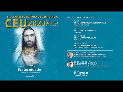 Bloco 1 - Jorge Elarrat e Haroldo Dutra- 6º CEU - 20/01/2023 (Sexta-feira)