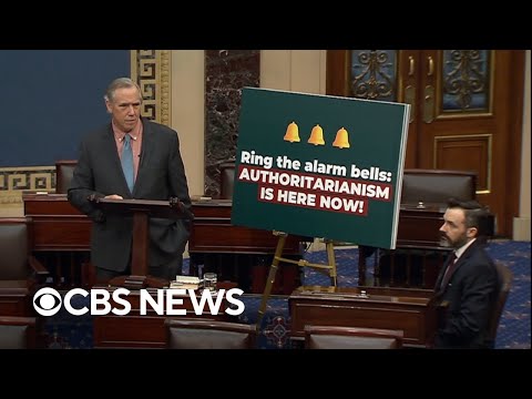 Senate vote on funding bill fails again after marathon floor speech from Merkley | full video