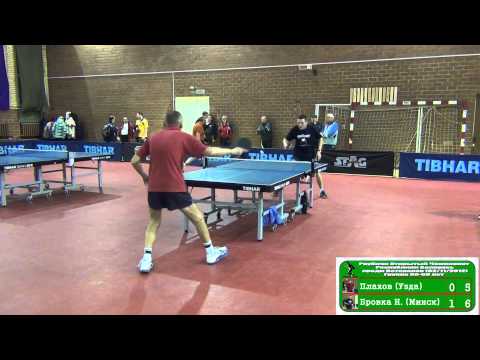 PLAKHOV vs Nikolay BROVKA Raubichi, Belarus Open Championship 2012 Table Tennis