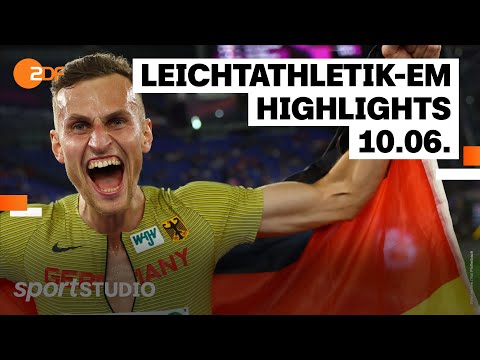 Leichtathletik-EM 2024 Highlights Montag 10.06. | sportstudio