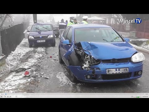Jurnal MUSCEL TV 27.12.2021 Bărbat rănit și mașini avariate în accident rutier la Bilcești
