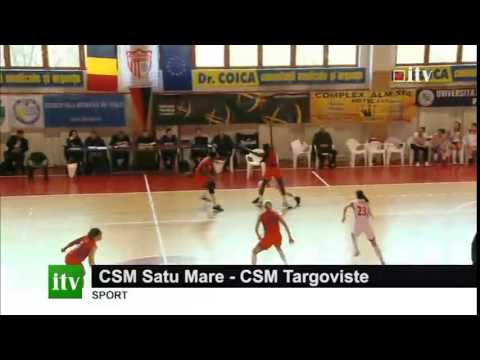 Baschet: CSM Satu Mare - CSM Târgoviște 19.01.2015