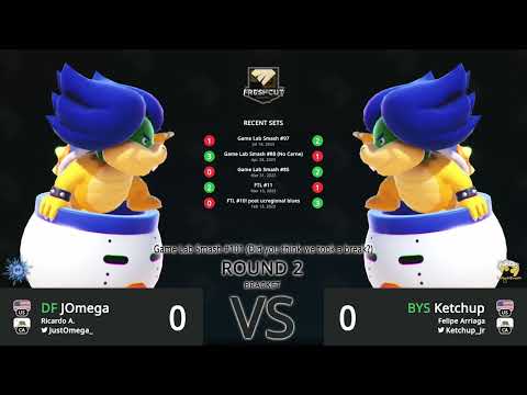 Game Lab Smash #101 JOmega (Bowser Jr) Vs Ketchup (Bowser Jr)