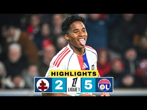 Endrick Hattrick! Metz vs Lyon 2-5 Resumé | Ligue 1 Highlights | Ruben Kluivert | Endrick Goal Today