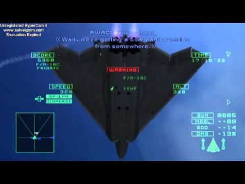 Ace Combat 5 Hard Playthrough Mission 7 Front Line