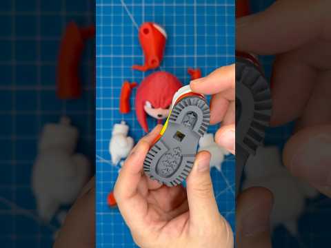 Raw 3D Print Quality Finally Surpasses Retail Toys | Elegoo Centauri Carbon | Do3D Knuckles #Sonic 3