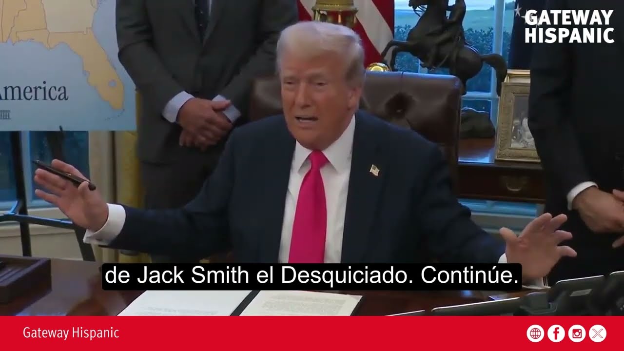 President Trump signs an order stripping security clearance for Covington & Burling