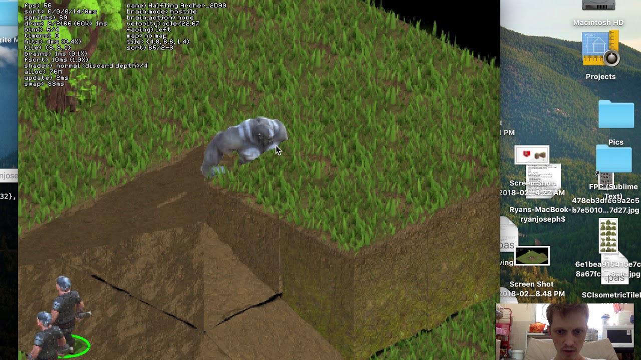 Isometric Sorting Depth Buffer Implementation (OpenGL)