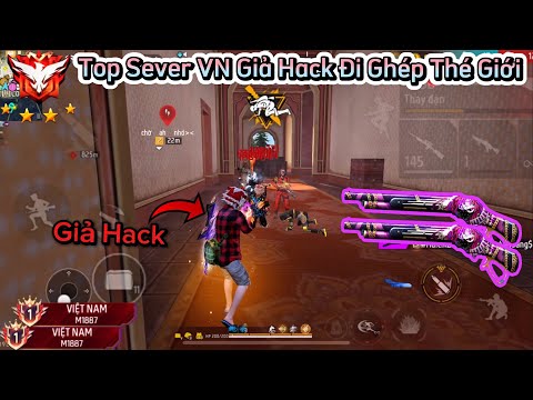 [Free Fire] CU LI "Fake Hack" Goes To The World Channel To Troll Climbing To The Top With M1887 G...