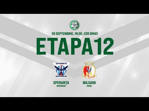 LIVE: DIVIZIA NAȚIONALĂ,Etapa 12,CSF SPERANȚA -FC MILSAMI 26.09.2020, 19:00