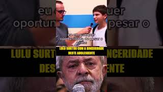 LULU SURTOU COM A SINCERIDADE DESTA CRIANÇA #noticia #brasil #bolsonaro