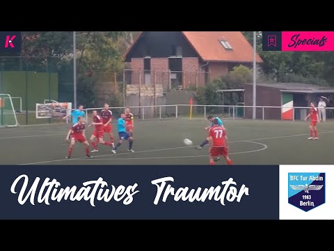 Schuss, Latte, Volley, Traumtor: Amir Mohra vom BFC Tur Abdin zeigt, wie schön Fußball sein kann