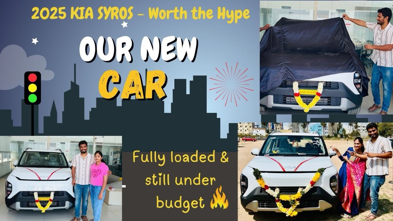Our New Car 🚗 | kia Syros -Worth the hype 😍2025