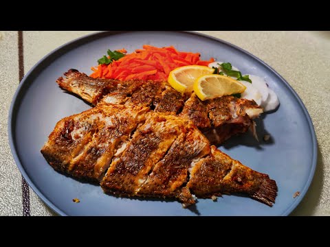 restaurant style oven baked fish without any fancy ingredients| easy homemade|