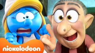 Rowena Turns into Smurfette!? 😱 The Smurfs | Nicktoons