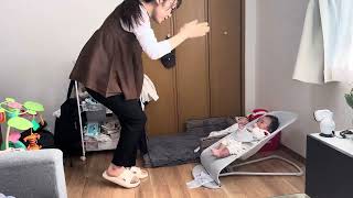 生後2ヶ月の赤ちゃんにワンナイト英才教育🕶️あそび