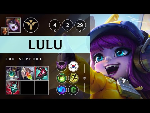 Lulu Support vs Pyke - KR Master Patch 25.16