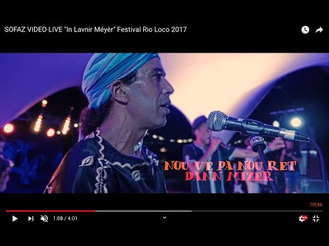 SOFAZ VIDEO LIVE In Lavnir Méyèr Festival Rio Loco 2017
