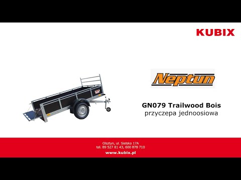 GN079 Trailwood Bois Neptun przyczepa jednoosiowa o DMC 750kg
