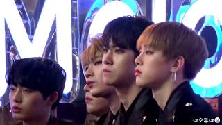 171202 MMA - JBJ Donghan reaction to BTS Spring Day(봄날 김동한 리액션)