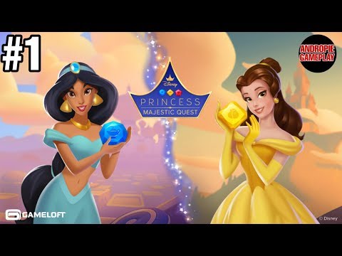DISNEY PRINCESS MAJESTIC QUEST - ANDROID GAMEPLAY WALKTHROUGH PART 1