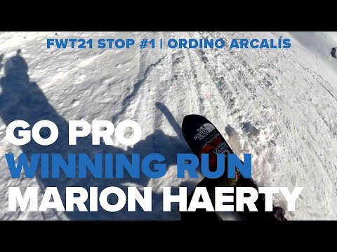 FWT21 Stop #1 Ordino Arcalís Andorra | Marion Haerty GoPro Winning Run