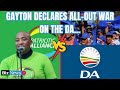 Gayton declares all-out war on the DA…