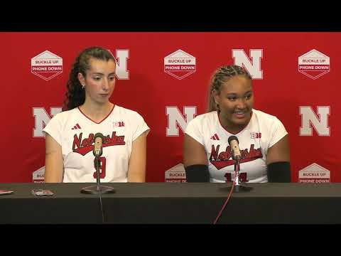 🎙️ Wright State Postgame Presser | Nebraska Volleyball