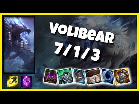 Volibear vs Gragas 11.4 Top Lane S11 Challenger Gameplay (7/1/3) - EU