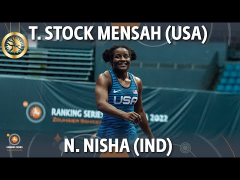 Tamyra Mariama Stock Mansah (USA) vs Nisha Nisha (IND) - Round 2 // Zouhaier Sghaier 2022